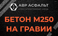 Бетон М250 на гравии в Соболевщине
